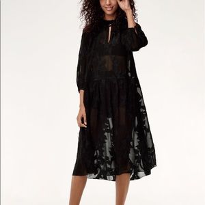 Sheer Flower Dress 🖤